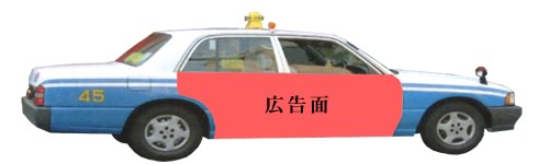 タクシー広告面図